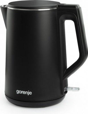 Gorenje Kettle K15DWBK Electric, 2200 W, 1.5 L, Stainless steel, 360° rotational base, Black