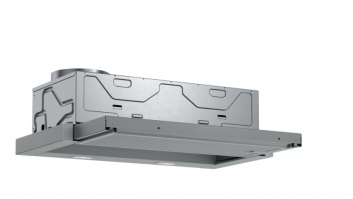 Bosch Hood Serie 4 DFL064A52 Telescopic Energy efficiency class A Width 60 cm 270 m³/h Push Buttons LED Silver