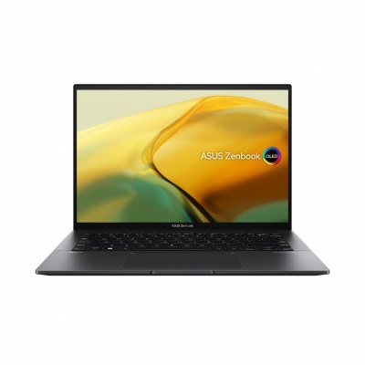 Asus Zenbook 14 OLED UM3402YA-KM454W Jade Black 14 " OLED 2.8K Glossy AMD Ryzen 7 7730U 16 GB LPDDR4X on board SSD 1000 GB AMD Radeon Graphics Windows 11 Home 802.11ax Bluetooth version 5.0 Keyboard language English Keyboard backlit Warranty 24 month(s) B