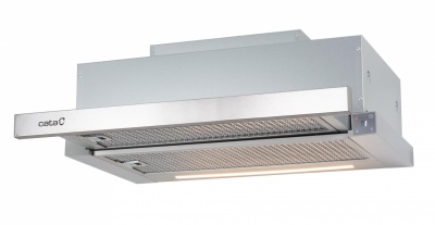 CATA TFH 6630 X /A Hood, Energy efficiency class A+, Width 60 cm, Max 605 m³/h, Touch Control, LED, Stainless steel CATA