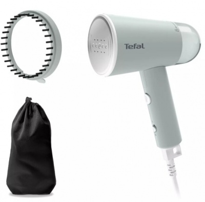 Tefal DT1034 Tefal Travel Handheld Garment Steamer, Power 1200W, Water tank 0.07 L, Light green