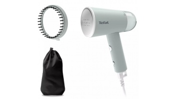 Tefal DT1034 Tefal Travel Handheld Garment Steamer, Power 1200W, Water tank 0.07 L, Light green