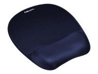 Fellowes Foam mouse pad with wrist support, dark blue