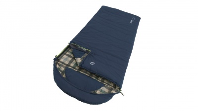 Outwell Camper Lux Sleeping Bag, Left Zipper, Blue