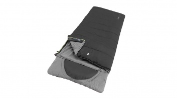 Outwell Contour Sleeping Bag, Left zipper, Black