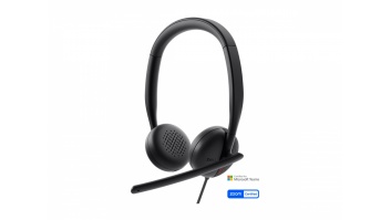 Dell Headset | WH3024 | Built-in microphone | USB-C, USB-A | Black