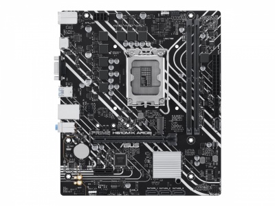 ASUS PRIME H610M-K ARGB | Processor family Intel H610 | Processor socket LGA1700 Socket | 2 DIMM slots - DDR5, non-ECC, unbuffered | Supported hard disk drive interfaces SATA-600, 1 x M.2 | Number of SATA connectors 4