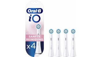 Oral-B | Cleaning Replaceable Toothbrush Heads | iO refill Gentle | Heads | For adults | Number of brush heads included 4 | White