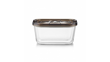 Caso Glass Vacuum Container with Plastic Lid | VacuBoxx Eco M | Transparent