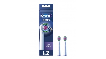 Oral-B | Replaceable Toothbrush Heads | PRO 3D White refill | Heads | Does not apply | Number of brush heads included 2