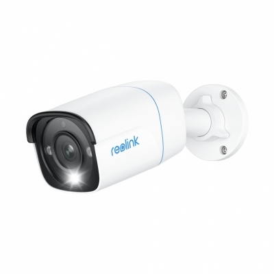 Reolink P330 Smart 4K Ultra HD PoE Security IP Camera with Person/Vehicle Detection, IP66 Waterproof, White | Reolink