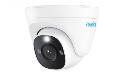 Reolink P344 12MP Ultra HD Smart PoE Dome Camera with Person/Vehicle Detection and Color Night Vision, White | Reolink