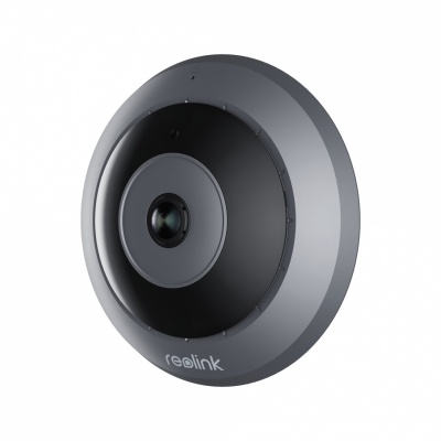 Reolink Fisheye Series P520 6MP 360° Panoramic Indoor Fisheye Camera with Smart Detection, Night Vision & Two-Way Audio, Black | Reolink