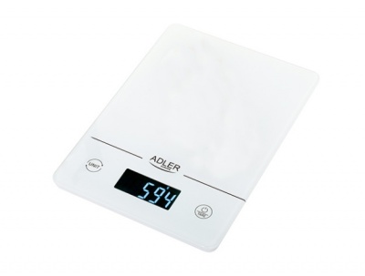 Adler | Kitchen scales | AD 3170 | Maximum weight (capacity) 15 kg | Graduation 1 g | Display type LCD | White