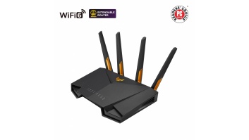 Wireless Wifi 6 AX4200 Dual Band Gigabit Router | TUF-AX4200 | 802.11ax | 3603+574 Mbit/s | 10/100/1000 Mbit/s | Ethernet LAN (RJ-45) ports 4 | Mesh Support Yes | MU-MiMO Yes | 3G/4G data sharing | Antenna type External | 1 x USB 3.2 Gen 1 | 36 month(s)