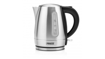 Princess 360° rotational base | 1 L | Silver | Stainless Steel | 2200 W | Kettle | 236023 | Electric