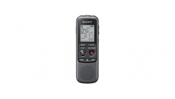 Sony | ICD-PX240 | Black, Grey | LCD Display | MP3 playback | MAX. RECORDING TIME MP3 8KBPS (MONAURAL)1043 Hrs 0 MinMAX. RECORDING TIME MP3 48KBPS (MONAURAL)173 Hrs 0 MinMAX. RECORDING TIME MP3 128KBPS65 Hrs 10 MinMAX. RECORDING TIME MP3 192KBPS43 Hrs 25 