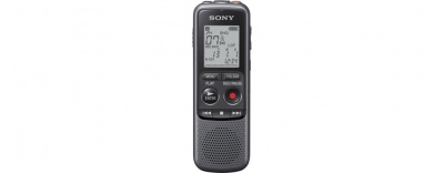 Sony | ICD-PX240 | Black, Grey | LCD Display | MP3 playback | MAX. RECORDING TIME MP3 8KBPS (MONAURAL)1043 Hrs 0 MinMAX. RECORDING TIME MP3 48KBPS (MONAURAL)173 Hrs 0 MinMAX. RECORDING TIME MP3 128KBPS65 Hrs 10 MinMAX. RECORDING TIME MP3 192KBPS43 Hrs 25 