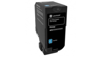 Lexmark Lexmark High Capacity Cyan Return Programme 84C2HC0 Toner Cartridge | Lexmark Cyan