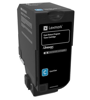 Lexmark Lexmark High Capacity Cyan Return Programme 84C2HC0 Toner Cartridge | Lexmark Cyan