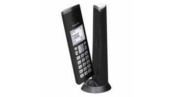 Panasonic | Cordless | KX-TGK210FXB | Built-in display | Caller ID | Black | Conference call | Speakerphone | Wireless connection