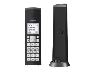 Panasonic | Cordless | KX-TGK210FXB | Built-in display | Caller ID | Black | Conference call | Speakerphone | Wireless connection