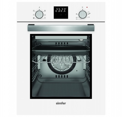 Simfer | 4207BERBB | Oven | 47 L | Multifunctional | Manual | Pop-up knobs | Width 45 cm | White