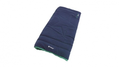 Outwell Champ Kids Ocean Blue Sleeping Bag 150 x 70 cm  2 way open, L-shape