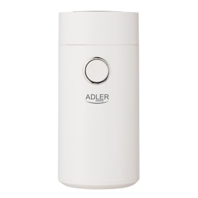 Adler | Coffee grinder | AD4446wg | 150 W | Coffee beans capacity 75 g | Lid safety switch | Number of cups  pc(s) | White