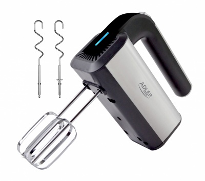 Adler | AD 4225 | Hand mixer | Hand Mixer | 300 W | Number of speeds 5 | Turbo mode | Stainless steel