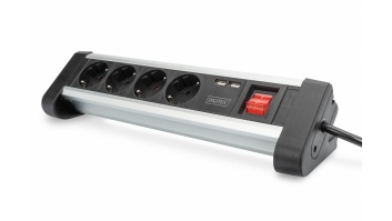 Digitus | Office Power Strip | DA-70614 | Silver/Black