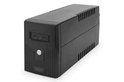 Digitus | Line-Interactive UPS | Line-Interactive UPS DN-170063, 600VA, 360W, 1x 12V/7Ah battery, 2x CEE 7/7 outlet, 2x RJ-11, 1x USB 2.0 type B, LED, Simulated Sine Wave, 298x101x142mm, 4.35kg | 600 VA | 360 W | V