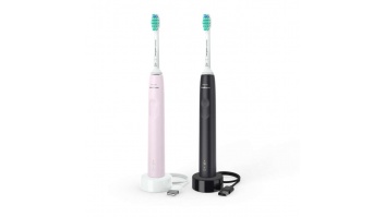 Philips | Sonicare Electric Toothbrush | HX3675/15 | Rechargeable | For adults | Number of brush heads included 2 | Number of teeth brushing modes 1 | Sonic technology | Black/Pink