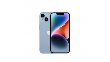 Apple | iPhone 14 | Blue | 6.1 " | Super Retina XDR | 2532 x 1170 pixels | Apple | A15 Bionic | Internal RAM 4 GB | 128 GB | Dual SIM | Nano-SIM | 3G | 4G | 5G | Main camera 12+12 MP | Secondary camera 12 MP | iOS | 16 | 3279 mAh