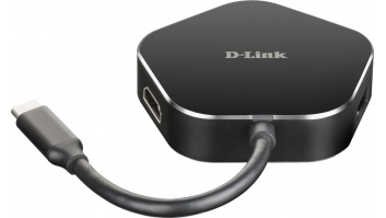 D-Link | 4-in-1 USB-C Hub with HDMI and Power Delivery | DUB-M420 | USB hub | Warranty  month(s) | USB Type-C