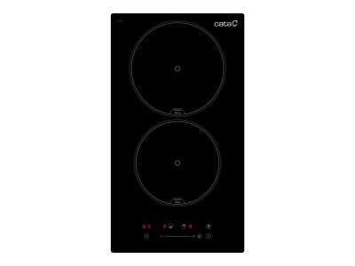 CATA | Hob | ISB 3102 BK | Induction | Number of burners/cooking zones 2 | Slider | Timer | Black