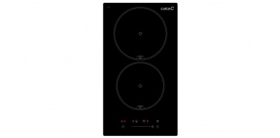 CATA | Hob | ISB 3102 BK | Induction | Number of burners/cooking zones 2 | Slider | Timer | Black