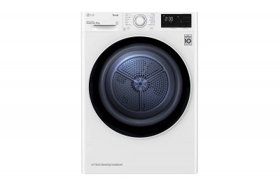 LG | Dryer Machine | RH80V3AV6N | Energy efficiency class A++ | Front loading | 8 kg | LED | Depth 69 cm | Wi-Fi | White