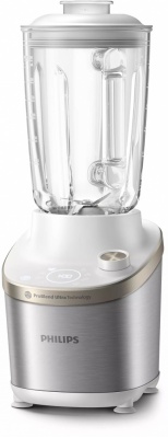 Philips | Atlantic High Speed Blender | HR3760/01 7000 Series | Tabletop | 1500 W | Jar material Glass | Jar capacity 2 L | Ice crushing | Metal/White