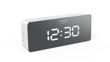 Adler | Alarm Clock | AD 1189W | Alarm function | W | White