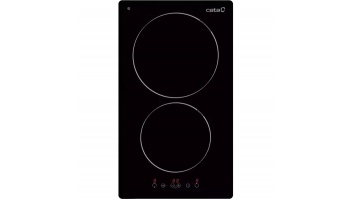 CATA | TD 3102 BK | Hob | Vitroceramic | Number of burners/cooking zones 2 | Touch | Timer | Black