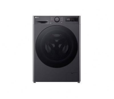 LG | F4DR510S2M | Washing machine with dryer | Energy efficiency class A | Front loading | Washing capacity 10 kg | 1400 RPM | Depth 56.5 cm | Width 60 cm | Display | LED | Drying system | Drying capacity 6 kg | Steam function | Direct drive | Middle Blac