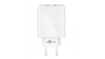 Goobay | 61674 | Dual USB-C PD Fast Charger (30 W)