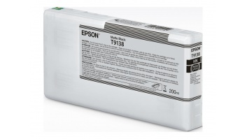 EPSON T91380N Matte Black Ink Cartridge (200ml) | Epson C13T91380N | Epson T9138 - matte black - original - ink cartridge | Epson UltraChrome HDX Ink | Matte black