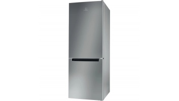 INDESIT | Refrigerator | LI6 S2E S | Energy efficiency class E | Free standing | Combi | Height 158.8 cm | Fridge net capacity 197 L | Freezer net capacity 75 L | 39 dB | Silver