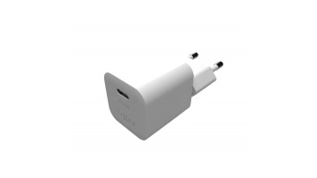 FIXED Mini USB-C Travel Charger 25W, White