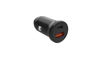 FIXED USB-C/USB Car Charger 20W, Black