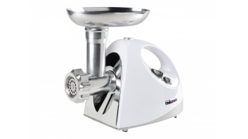 Tristar | VM-4210 Meat Grinder | White | 3 Stainless steel grinding plates, Aluminum grinder head, Aluminum hopper tray, Sausage stuffer, Kubbe attachment, Sausage accessory, Stainless steel blade