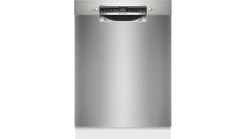 Bosch | Dishwasher | SMU4HAI01S | Built-in | Width 60 cm | Number of place settings 13 | Number of programs 6 | Energy efficiency class D | Display | AquaStop function | Silver