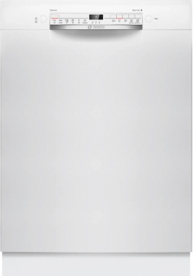 Bosch | Dishwasher | SMU2ITW00S | Built-in | Width 60 cm | Number of place settings 12 | Number of programs 6 | Energy efficiency class E | Display | AquaStop function | White